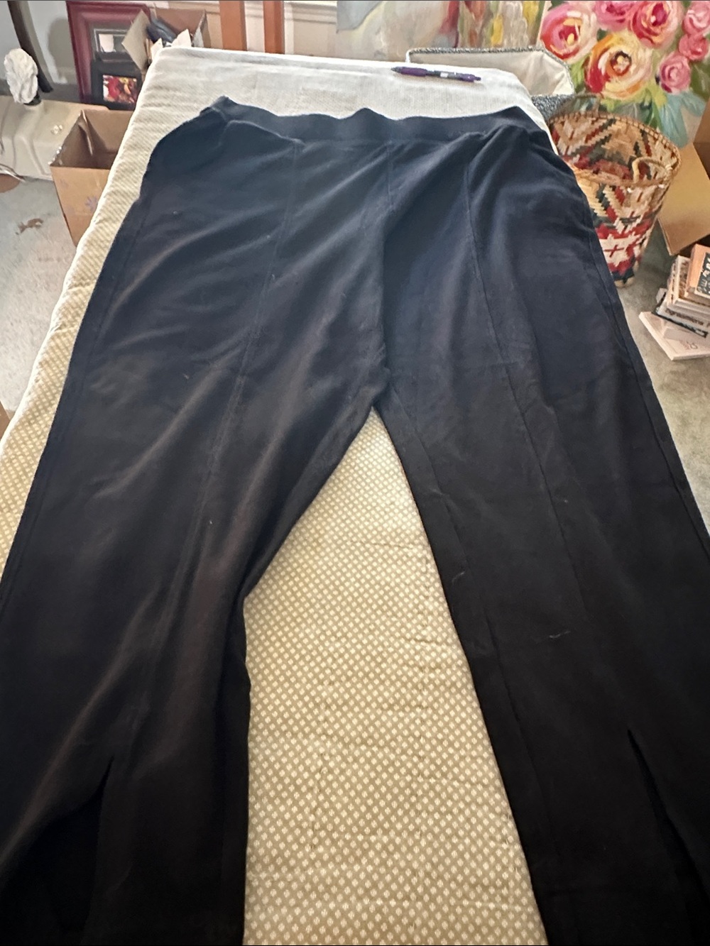 Pact Black Women's Straight-Leg Track Pants